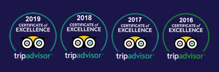 TripAdvisor Certificate of Excellence